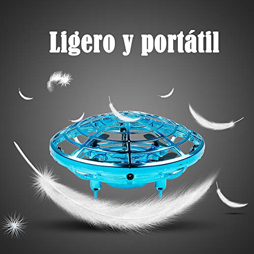 Innoo Tech Mini Drone para niños Flying Toy RC Juguetes UFO helicóptero 360°Rotación Libre con Luces LED Regalos para niños