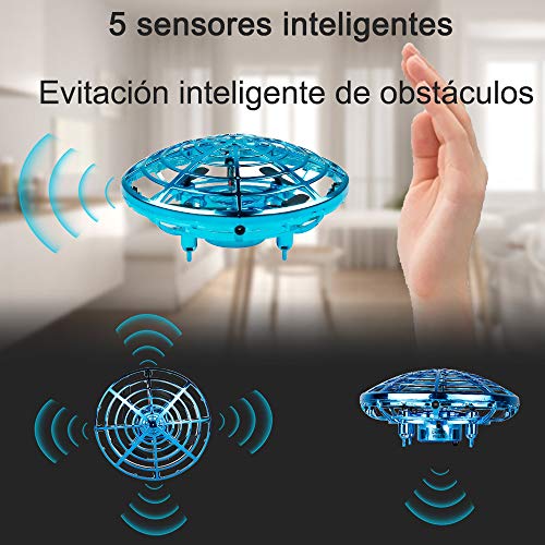 Innoo Tech Mini Drone para niños Flying Toy RC Juguetes UFO helicóptero 360°Rotación Libre con Luces LED Regalos para niños
