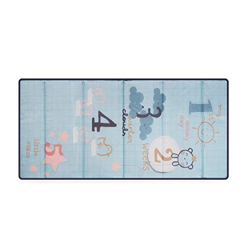 Innovaciones MS - Cuna de Viaje + Colecho 630403 - Dos alturas, Cambiador y Mosquitera - Azul/Gris