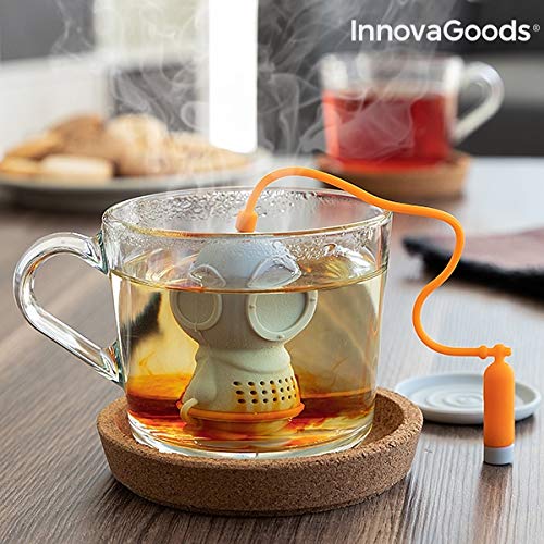 InnovaGoods IG814830 Infusor de Té de Silicona Diver·T