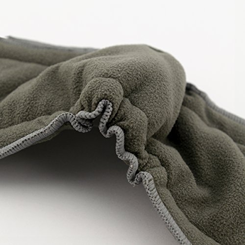 Insertos de tela de carbón de bambú, para pañales de tela, 5 capas, con refuerzos, de Alva Baby 5-Layers Charcoal Bamboo with Gussets 12FLN Talla:All in one