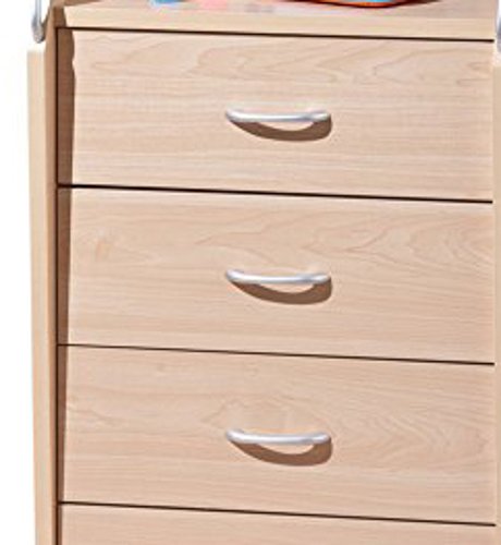 Inter Link Office 23 Cajonera 40 x 65 x 36 cm, Arce, 40 x 36 x 65 cm