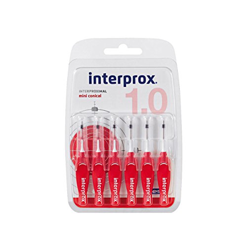Interprox Cepillos interdentales rojo mini cónico 3 x 6 piezas
