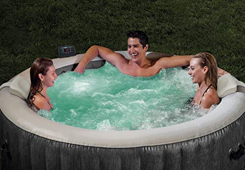 Intex 28440EX Spa hinchable 4 personas Greywood Deluxe 795 Litros