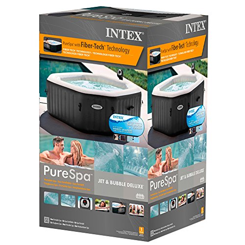 Intex 28456 - Spa hinchable Jet y Burbujas octogonal 1.098 litros