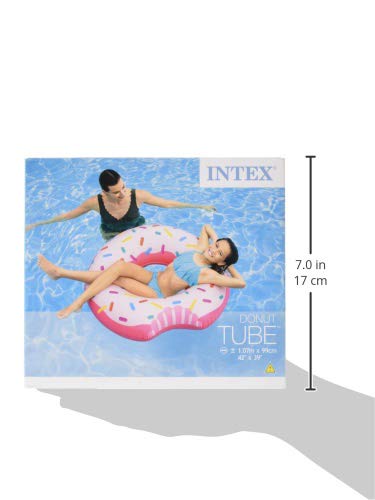 Intex 56265NP - Rueda hinchable Donut de fresa 107 x 99 cm