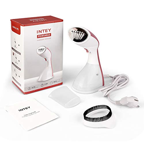 INTEY Plancha Vertical Vapor, 1400W Plancha Vapor Vertical Plancha Vapor Viaje, Mini Plancha de Vapor Vertical, Calentamiento Rápido de 25 s, para El Hogar y Los Viajes Plancha Vertical Rowenta Rosa