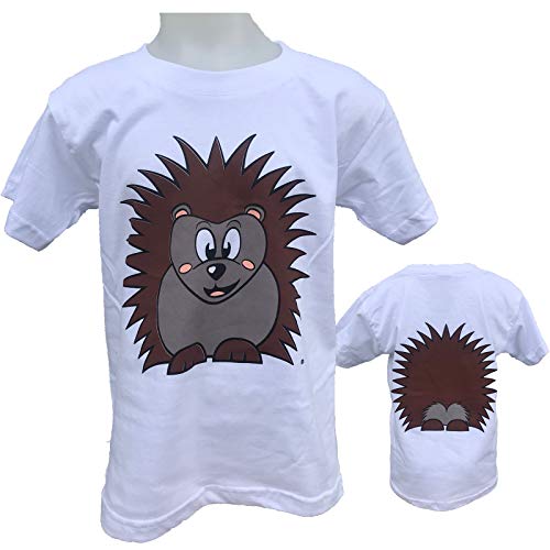 Io Vivo en Italia 1 Pieza Camiseta Frontal y Retro para niños y niñas Animales, RICCIO, 6