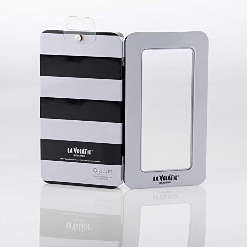 Io&Mio - Funda Smartphone Compatible con Apple iPhone 7/8 - Carcasa Transparente con diseño de patrón de Puntos en Color Azul y Fondo Blanco. Color Crema en la Parte Inferior