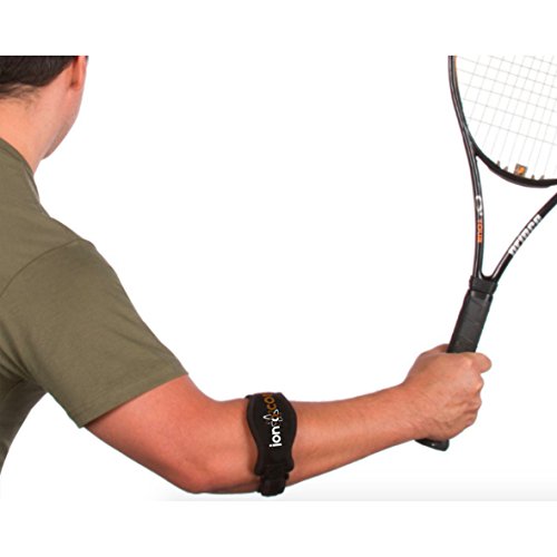 Ionocore® Sistema de Protección para el Codo - Brazelete Protector Codo de Tenista - Correa del Codo y Mangas de Compresión para las Articulaciones del Antebrazo, Ligero PEQUEÑO: 8"-10"