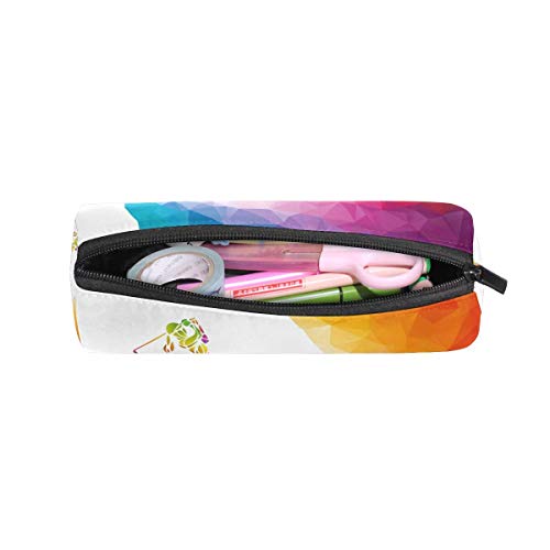 IOPLK Oficina y papelería Bolígrafos, lápices y útiles de escritura Estuches Colorful Marble Pencil Bag Pen Case Students Stationery Pouch Zipper Bag for Girls Boys Kids