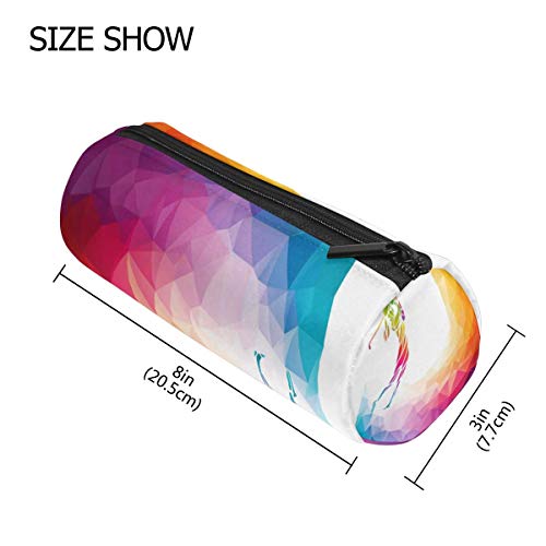 IOPLK Oficina y papelería Bolígrafos, lápices y útiles de escritura Estuches Colorful Marble Pencil Bag Pen Case Students Stationery Pouch Zipper Bag for Girls Boys Kids