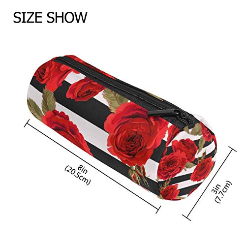 IOPLK Oficina y papelería Bolígrafos, lápices y útiles de escritura Estuches Doodle Cats Pencil Bag Pen Case Students Stationery Pouch Zipper Bag for Girls Boys Kids