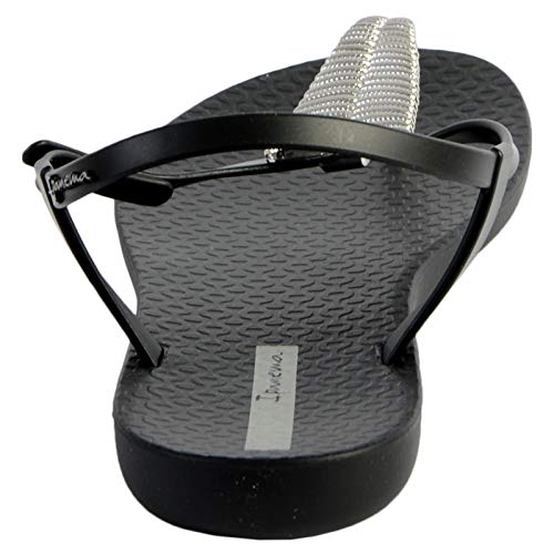 Ipanema Class Glam III Fem, Sandalias Planas para Mujer, Negro, 38 EU
