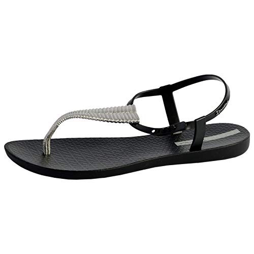 Ipanema Class Glam III Fem, Sandalias Planas para Mujer, Negro, 38 EU