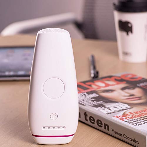 IPL la depilación,Depilación permanente,Depiladora de luz pulsada para 500,000 Pulsaciones para el Retiro del Pelo,Permanente con Sensor de Piel para Hogar y Viaje, para Mujer y Hombre