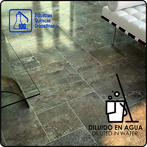 IQG Fregasuelos Concentrado 5L. Limpiador de Suelos perfumado para Todo Tipo de Suelos (terrazo, mármol, cerámica, parket, etc). (Limon)