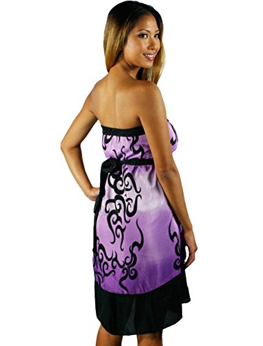 Iris Impressions Yohie Poly-Blend Long Skirt/Dress - Convertible, Fits Sizes 0 to 22 - Instructional DVD Included - Purple