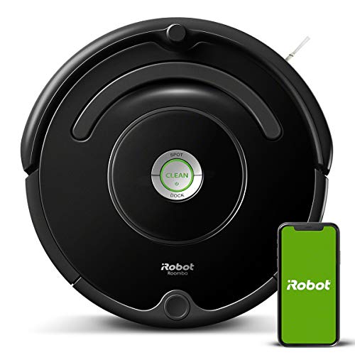 iRobot Roomba 671 Robot aspirador Wifi, Para alfombras y suelos duros, Tecnología Dirt Detect, Sistema de limpieza en 3 fases, Sugerencias personalizadas, Compatible con asistentes de voz, 58 dB