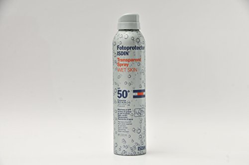ISDIN Fotoprotector Transparente Spray Wet Skin (SPF 50+) - 200 ml.