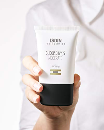 Isdinceutics Glicoisdin 15 Moderate, Gel Facial Efecto Peeling con Ácido Glicólico, 50 ml