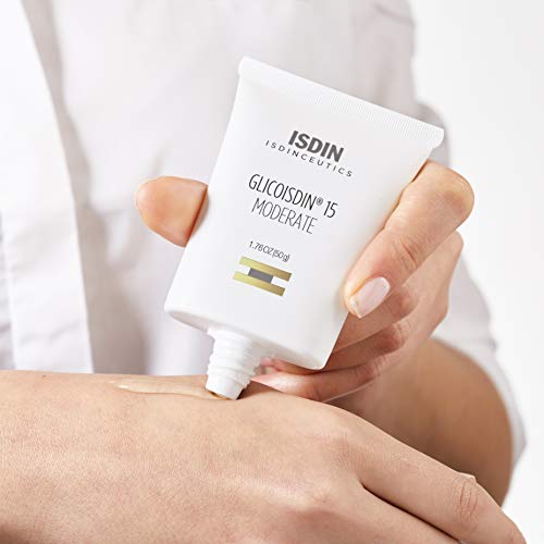Isdinceutics Glicoisdin 15 Moderate, Gel Facial Efecto Peeling con Ácido Glicólico, 50 ml
