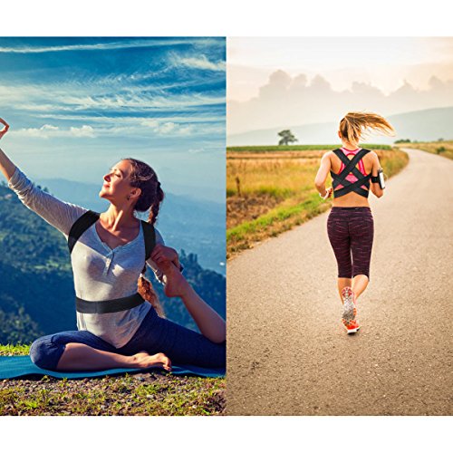 isermeo Corrector de Postura Espalda Recta, Correctores Postural Lumbar Hombro Soporte, Corregir Postura Sentado Enderezar para Mujer e Hombres, Posture Corrector - Aliviar la Joroba