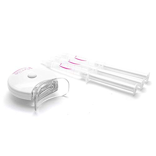 iSmile Kit de blanqueamiento dental con acelerador rápido de la luz UV - Gel protector orgánico de mentol profesional