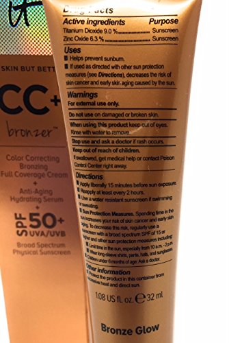 It Cosmetics Your Skin But Better CC+ Cream BRONZER SPF 50+ by It Cosmetics