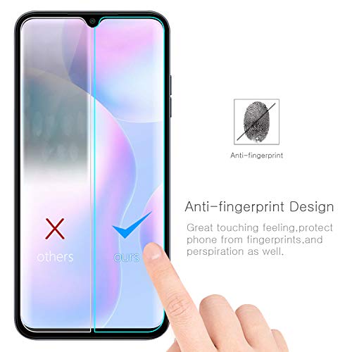 ivencase [3-Pack Protector de Pantalla para Xiaomi Redmi 9A/Redmi 9C, Cristal Templado Vidrio Templado [9H Dureza] Protector Pantalla para Redmi 9A/9C Cristal Templado (clear)
