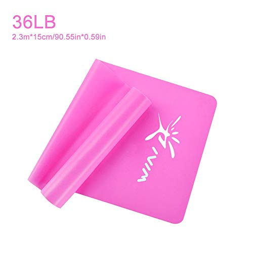 IVIM Bandas de Resistencia con látex de 2,3 Metros, Ejercicio en Cualquier Lugar, en casa y Viajando, tonificando los músculos, perdiendo Peso, Pilates, Yoga, entrenando el Cuerpo estirando