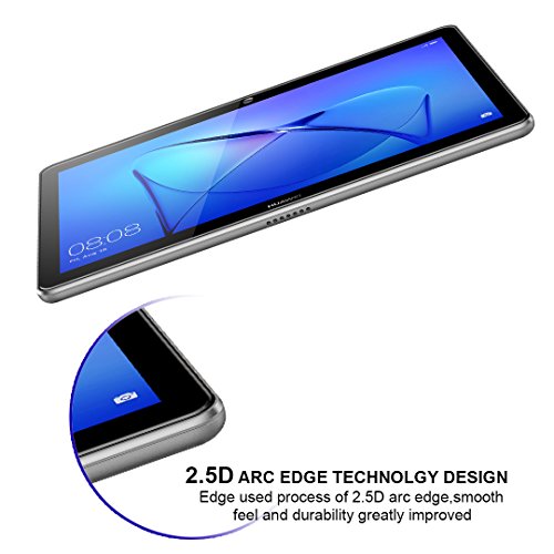 ivoler Protector de Pantalla para Huawei Mediapad T3 10.0, Cristal Vidrio Templado Premium [9H Dureza] [Alta Definicion 0.3mm] [2.5D Round Edge]