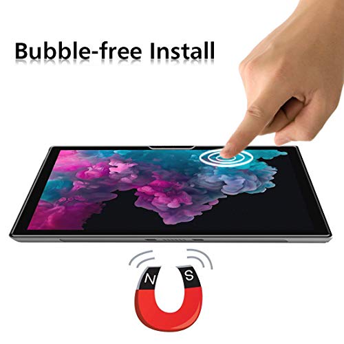 ivoler Protector de Pantalla para Microsoft Surface Pro 7 2019 / Microsoft Surface Pro 6 2018 / Microsoft Surface Pro 2017 / Microsoft Surface Pro 4, Cristal Vidrio Templado Premium
