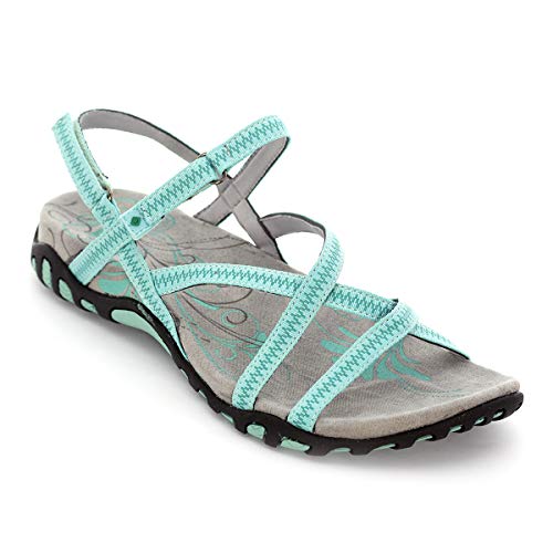 Izas Tena Sandalia, Mujer (Wasabi, Numeric_38)