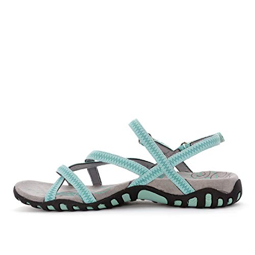 Izas Tena Sandalia, Mujer (Wasabi, Numeric_38)