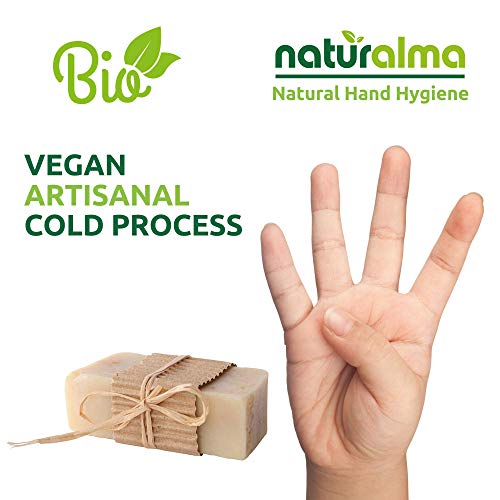 Jabón artesanal vegetal ÁRBOL DE TÉ Y ACEITE DE NEEM Bio 2 X 100g Naturalma baja temperatura vegetariano