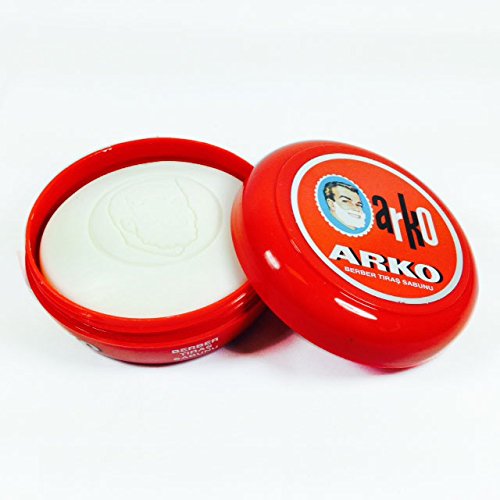 Jabón de afeitar en bote 90g, de Arko | Omega Brocha de Afeitar