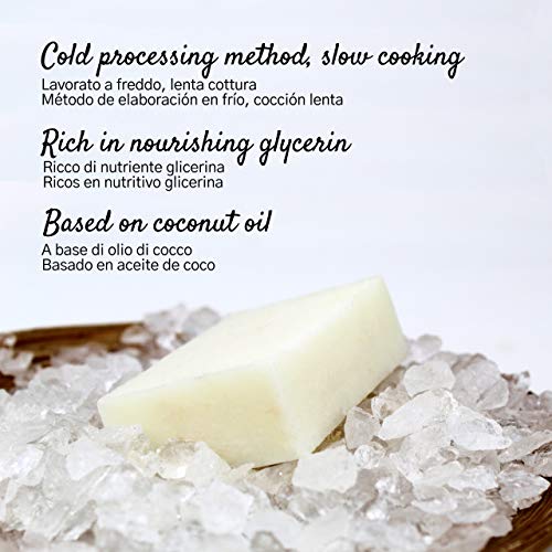 Jabón en cristal de alumbre de roca - Jabonería Artesanal - jabones elaborados en frío - No contienen colorantes, conservantes químicos, tensioactivos y parabenos - 100% natural