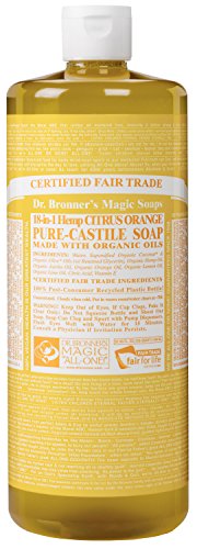 Jabón Líquido 946ml Castilla Orgánica de la fruta cítrica del Dr. Bronner