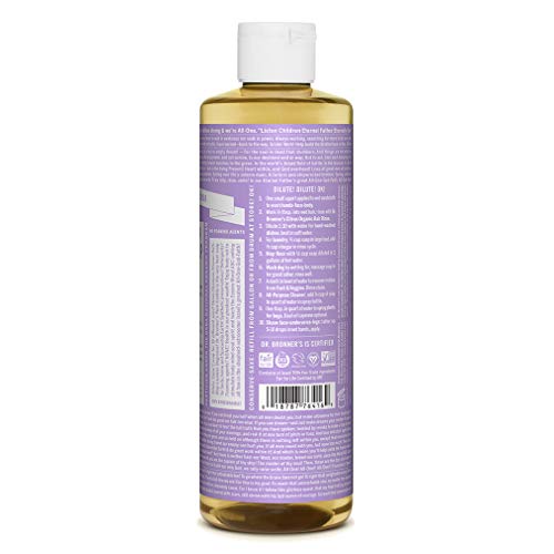 Jabón líquido orgánico de castilla pura, 473 ml de Dr. Bronner