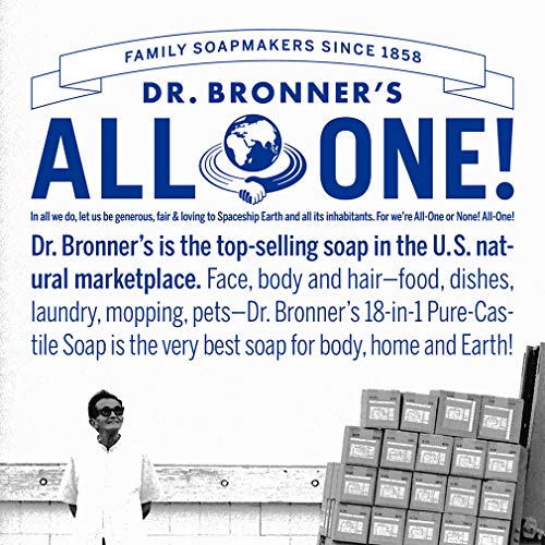 Jabón líquido orgánico de castilla pura, 473 ml de Dr. Bronner