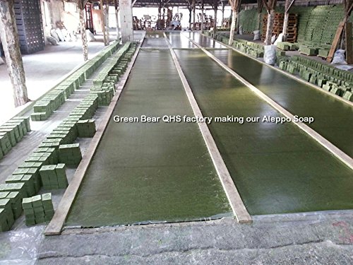 Jabón natural de Alepo tradicional y genuino, hecho a mano con aceite de oliva y aceite de laurel al 40% 200g