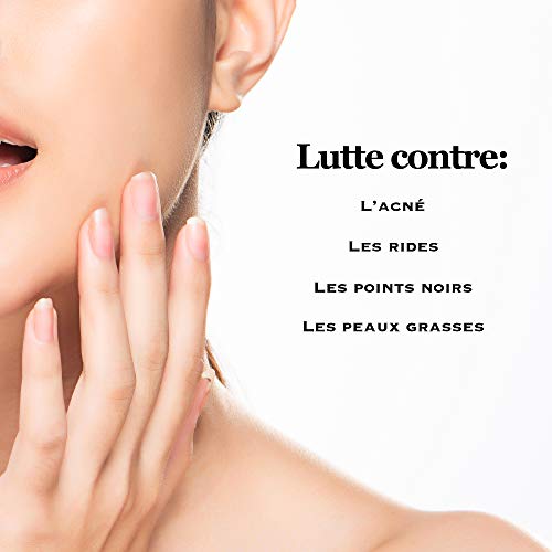 Jabón negro de carbón activado – Jabón negros de carbón vegetal para un cuidado facial o cuerpo perfecto. Jabón sólido ideal para tratar el acné, puntos negros y otras impurezas (x1)