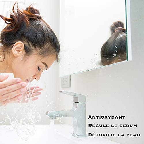 Jabón negro de carbón activado – Jabón negros de carbón vegetal para un cuidado facial o cuerpo perfecto. Jabón sólido ideal para tratar el acné, puntos negros y otras impurezas (x1)