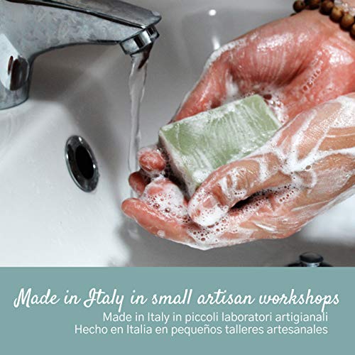 Jabón Vegetal Tea Tree Oil - Jabón de Árbol de Tè - 3 piezas - 100% natural - elaborados en frío - método artesanal Made in Italy