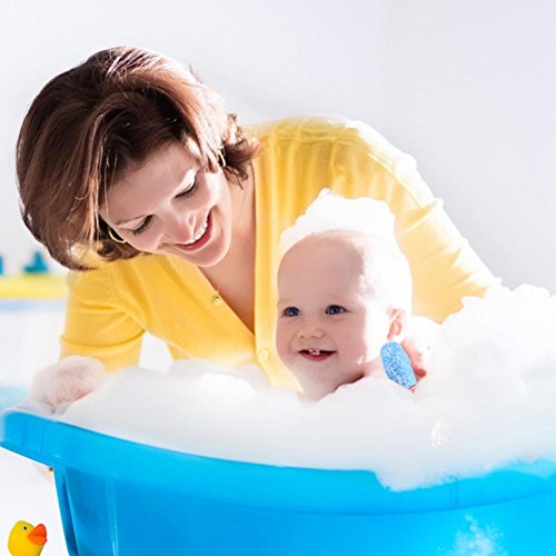 Jabones Naturales, Champú Orgánico Procesado en Frío del Champú de la Canela del Pelo Hecho a Mano 100% Pure Hair Shampoo(Azul)