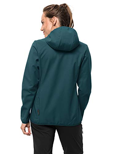Jack Wolfskin Northern Point - Chaqueta Softshell para hombre, Not applicable, Chaqueta Northern Point, Mujer, color Jade Oscuro, tamaño extra-large