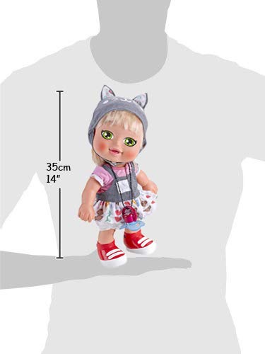 Jaggets - Muñeca Megan Byte 14"/35cm en Caja (Famosa 700013785) + 1 Mini Luminosa Jaggets aleatoria 1'5"/4cm en Blister (Famosa 70014074)