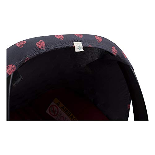 JANABEBE Capota para Maxi-Cosi Pebble Bebe Confort (FLUOR HEART)