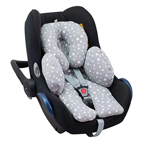 JANABEBE Reductor Universal Bebe Silla de Coche y Paseo 3 piezas (Black Star)